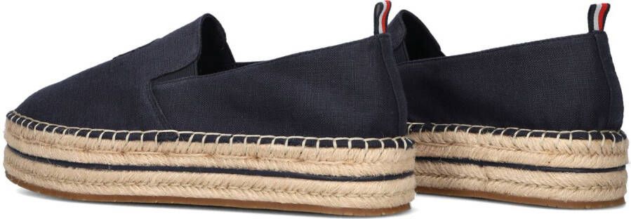 TOMMY HILFIGER Blauwe Espadrilles Th Embroidered Flatform