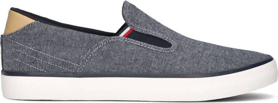 TOMMY HILFIGER Blauwe Instappers Hi Vulc Low Slipon Chambray