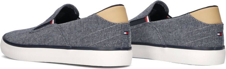 TOMMY HILFIGER Blauwe Instappers Hi Vulc Low Slipon Chambray