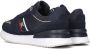 Tommy Hilfiger Blauwe Lage Sneakers Corp Webbing Runner Gold - Thumbnail 5