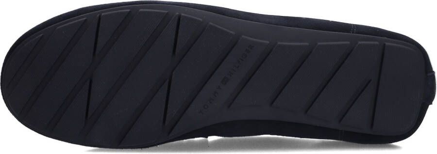 TOMMY HILFIGER Blauwe Loafers Flag Soft Suede Drive