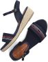 Tommy Hilfiger Donkerblauwe Textielsandaal voor Meisjes Blue Dames - Thumbnail 8