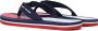 Tommy Hilfiger teenslippers donkerblauw Jongens Polyester 36 - Thumbnail 5