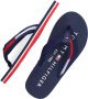 Tommy Hilfiger Blauwe Teenslipper Stijlvolle Lichtgewicht Sandaal Blue Heren - Thumbnail 7