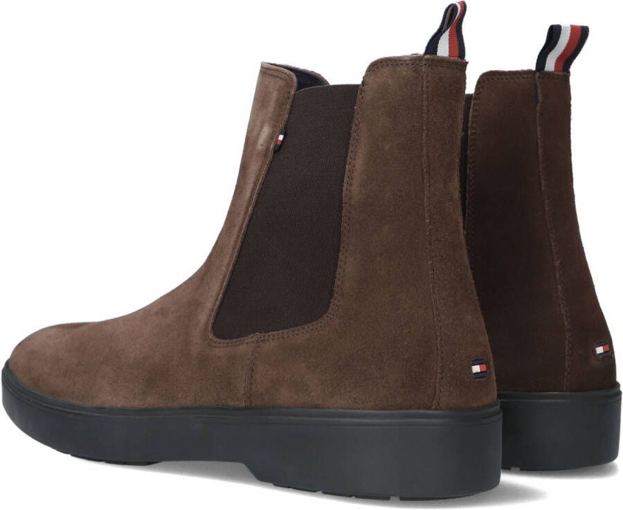 TOMMY HILFIGER Bruine Chelsea Boots Classic Hilfiger Suede Chelsea