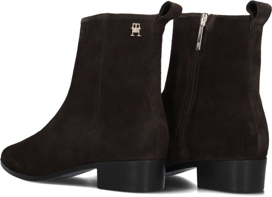 TOMMY HILFIGER Bruine Enkellaarsjes Low Cowboy Flat