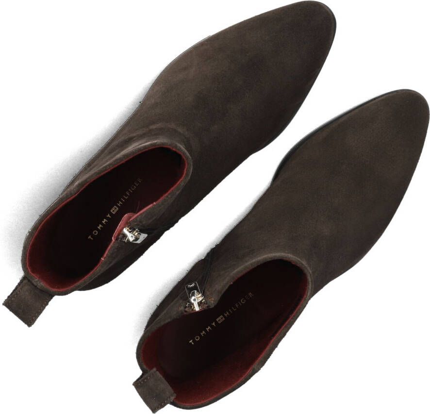 TOMMY HILFIGER Bruine Enkellaarsjes Low Cowboy Flat