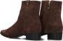 TOMMY HILFIGER Bruine Enkellaarsjes Th Suede Pointy Zip Bootie - Thumbnail 2