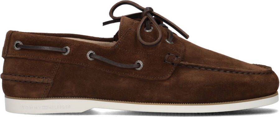 Tommy Hilfiger Bruine Mocassins Th Boat Shoe Core