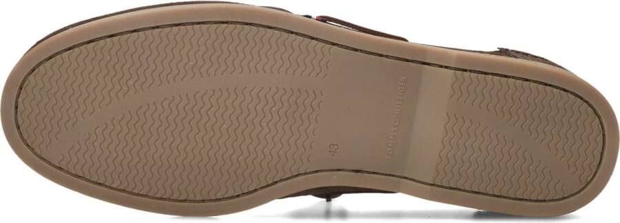 TOMMY HILFIGER Bruine Mocassins Th Boat Shoe Core Suede