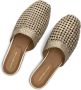 TOMMY HILFIGER Bruine Slippers Crochet Metallic Leather - Thumbnail 5