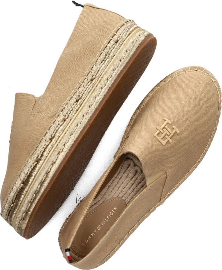 TOMMY HILFIGER Camel Espadrilles Th Embroidered Flatform