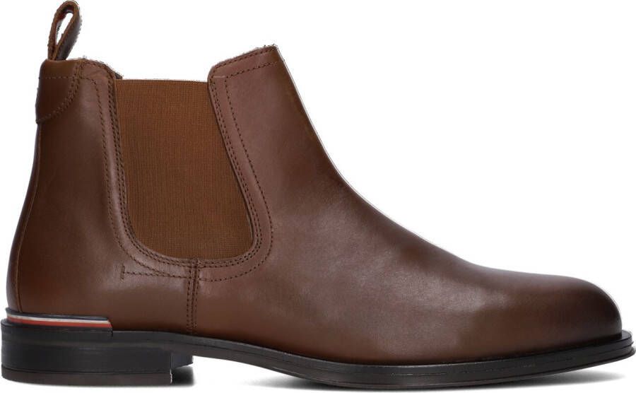 TOMMY HILFIGER Cognac Chelsea Boots Core Rwb Hilfiger Chelsea