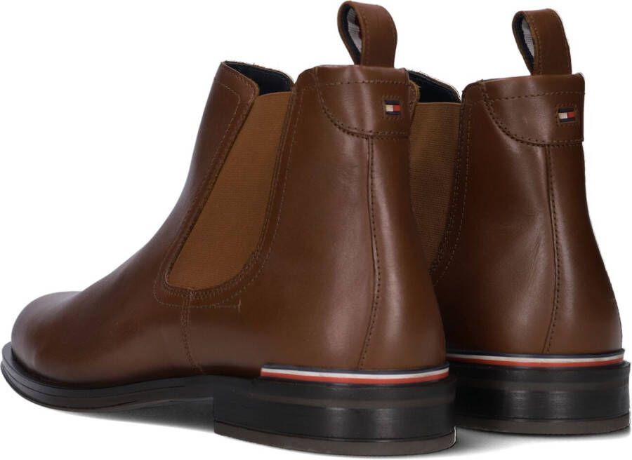 TOMMY HILFIGER Cognac Chelsea Boots Core Rwb Hilfiger Chelsea