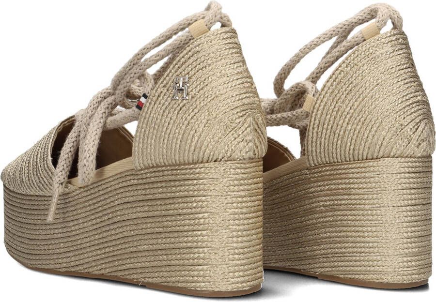 TOMMY HILFIGER Gouden Espadrilles Closed Toe Flatform