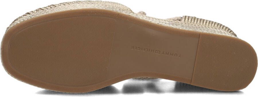 TOMMY HILFIGER Gouden Espadrilles Closed Toe Flatform