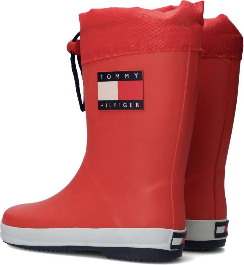 Tommy Hilfiger Rode Regenlaarzen Rain Boot