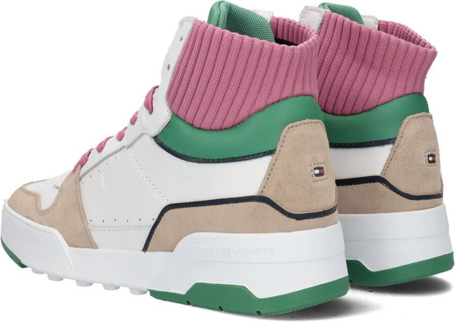 Tommy Hilfiger Roze Lage Sneakers High Cut Seasonal