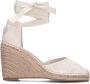 TOMMY HILFIGER Witte Espadrilles Closed Toe Wedge Monogram W - Thumbnail 2