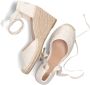 TOMMY HILFIGER Witte Espadrilles Closed Toe Wedge Monogram W - Thumbnail 5