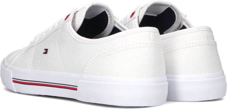 Tommy Hilfiger Witte Lage Sneakers Core Corporate Vulc