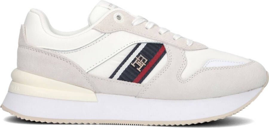 Tommy Hilfiger Witte Lage Sneakers Corp Webbing Runner Sneaker