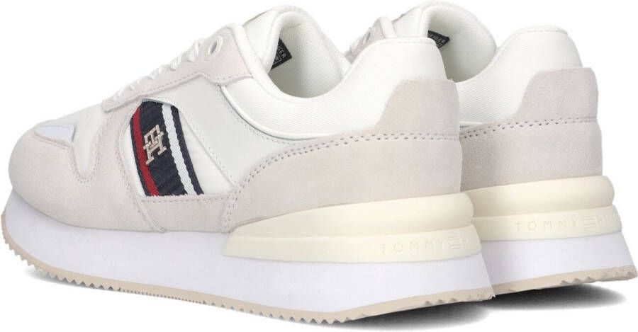 Tommy Hilfiger Witte Lage Sneakers Corp Webbing Runner Sneaker