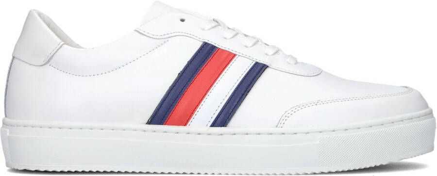 Tommy Hilfiger Witte Lage Sneakers Premium Cupsole Mono
