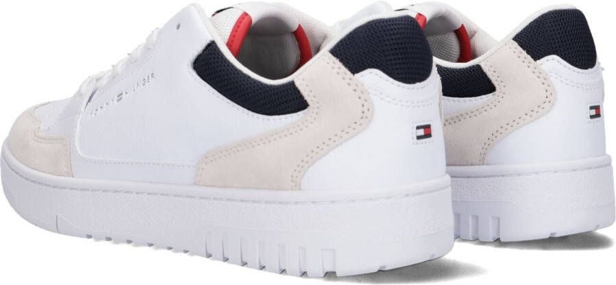 Tommy Hilfiger Witte Lage Sneakers Th Basket Core