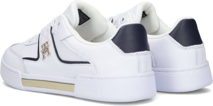Tommy Hilfiger Witte Lage Sneakers Th Prep Court