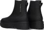 TOMMY HILFIGER Enkelboots Dames Rubberrised Chelsea Maat: 37 Materiaal: Rubber Kleur: Zwart - Thumbnail 6