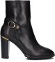 TOMMY HILFIGER Zwarte Enkellaarsjes Belt High Heel Boot - Thumbnail 4