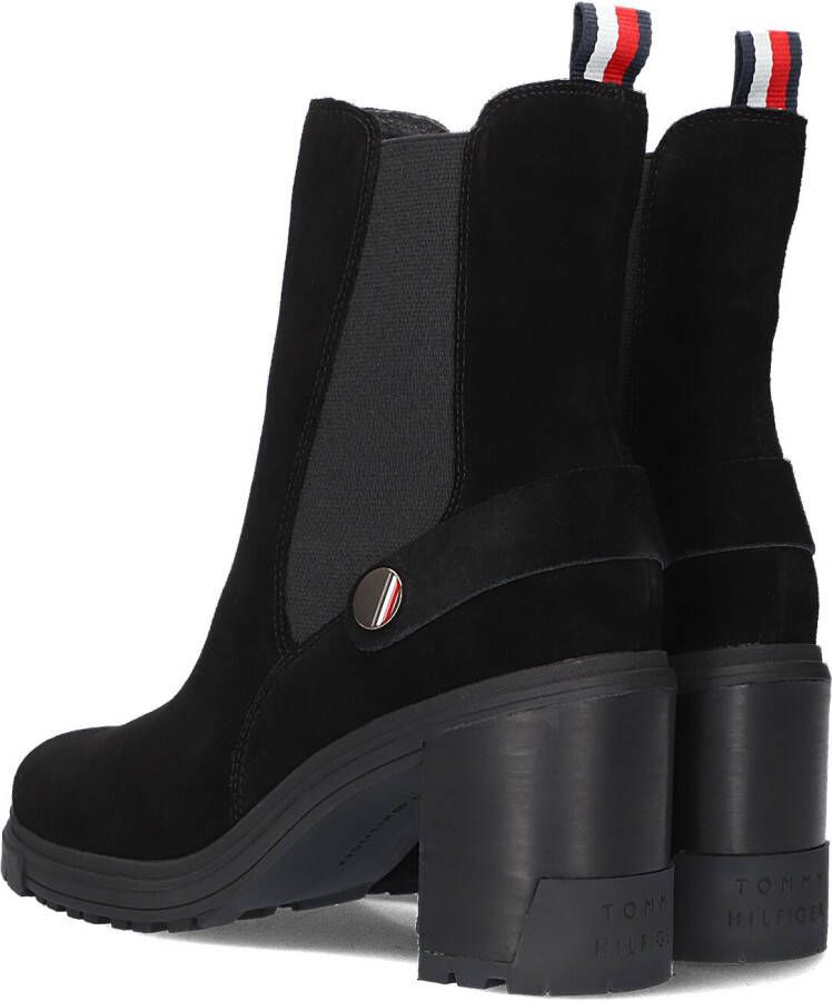 TOMMY HILFIGER Zwarte Enkellaarsjes Outdoor High Heel Boot