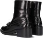 Tommy Hilfiger Zwarte Enkellaarsjes Tommy Twist Hardware Bootie - Thumbnail 4