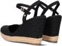 TOMMY HILFIGER Zwarte Espadrilles Basic Closed Toe High Wedge - Thumbnail 5