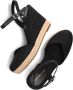 TOMMY HILFIGER Zwarte Espadrilles Basic Closed Toe High Wedge - Thumbnail 7