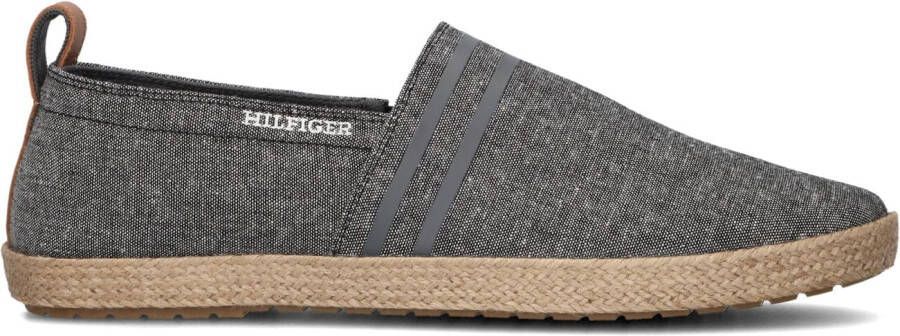 TOMMY HILFIGER Zwarte Instappers Espadrille Core