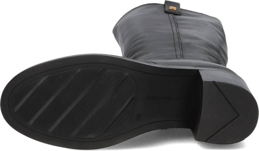 TOMMY HILFIGER Zwarte Laarzen Riding Long Boot Block