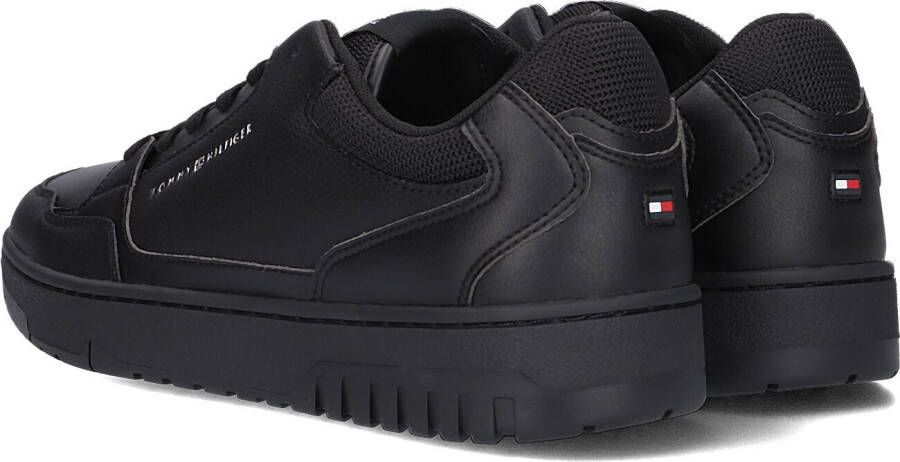 Tommy Hilfiger Zwarte Lage Sneakers Th Basket Core