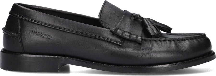 TOMMY HILFIGER Zwarte Loafers Tassel Lth Loafer