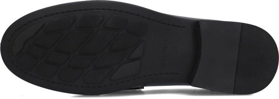 TOMMY HILFIGER Zwarte Loafers Th Chain Fringe Leather Loafer