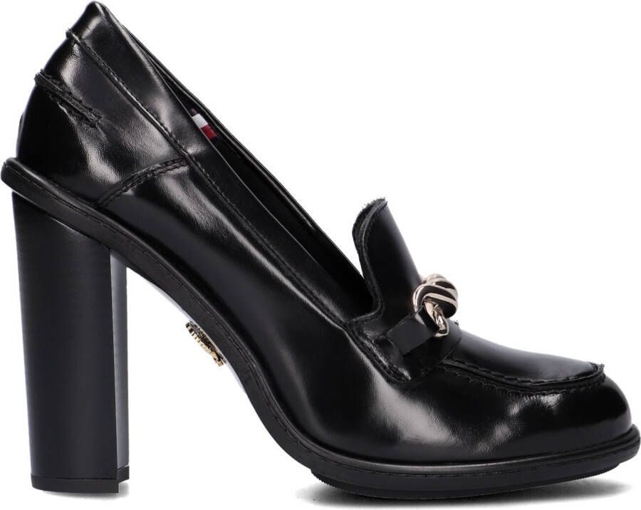 TOMMY HILFIGER Zwarte Pumps Tommy Twist High Heel Loafer