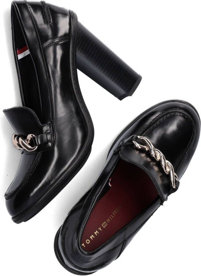 TOMMY HILFIGER Zwarte Pumps Tommy Twist High Heel Loafer