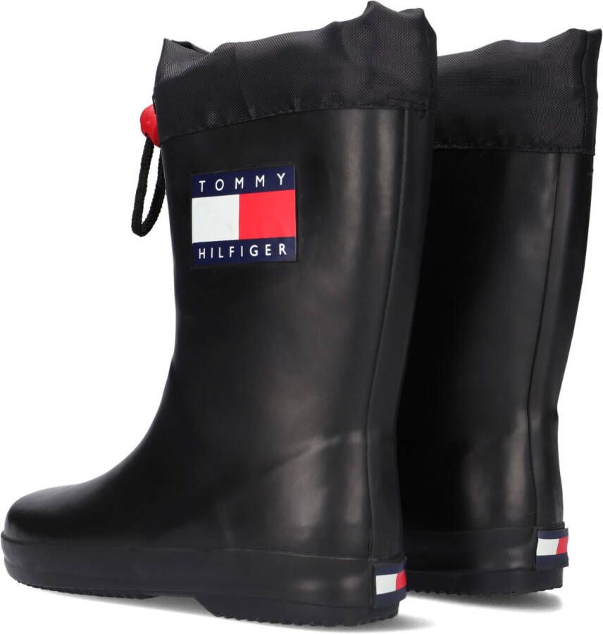 Tommy Hilfiger Zwarte Regenlaarzen Rain Boot