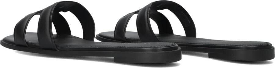 TOMMY HILFIGER Zwarte Slippers Th Logo Strap Mule