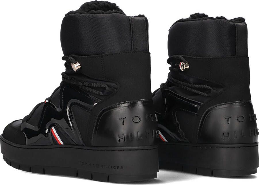 TOMMY HILFIGER Zwarte Boots Patent Snowboot
