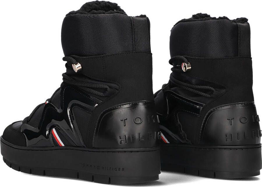 TOMMY HILFIGER Zwarte Snowboots Patent Snowboot