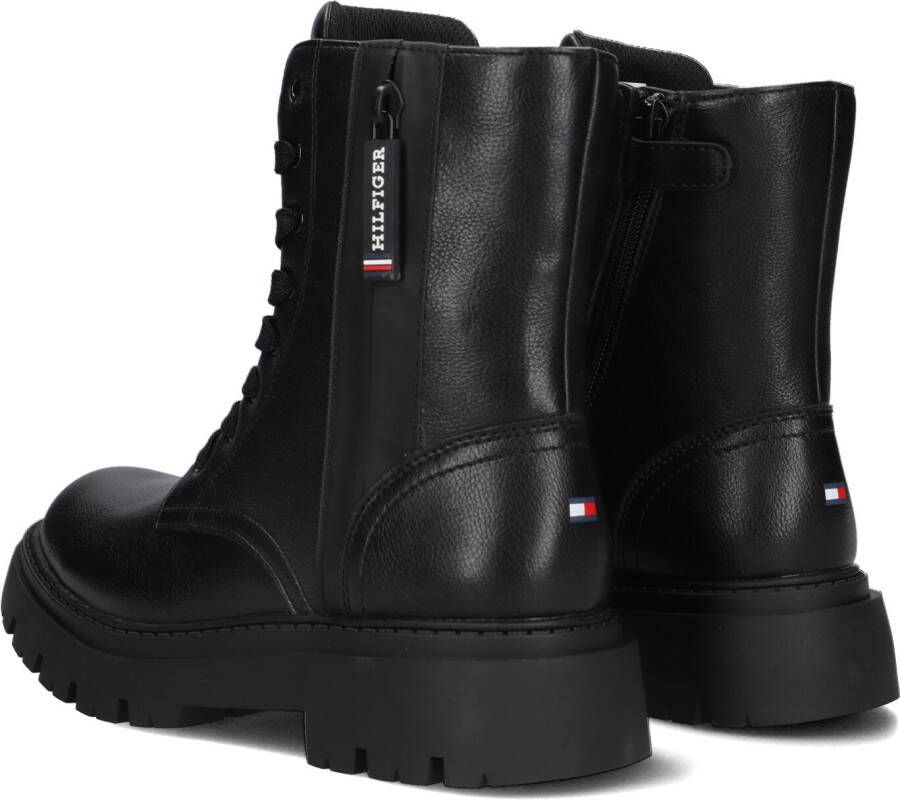 TOMMY HILFIGER Zwarte Veterboots 33026