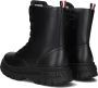 Tommy Hilfiger chunky veterboots zwart Meisjes Imitatieleer 36 - Thumbnail 4