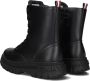 Tommy Hilfiger chunky veterboots zwart Meisjes Imitatieleer 35 - Thumbnail 5